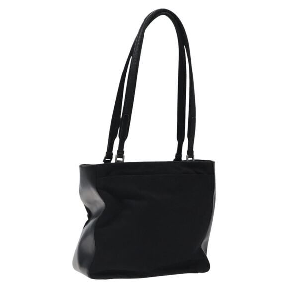 PRADA Hand Bag Nylon Black Silver - Picture 1 of 12